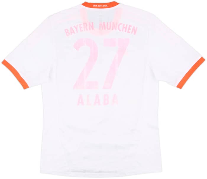 2012-13 Bayern Munich Away Shirt Alaba #27 - 4/10 - (L)