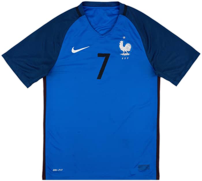 2016-17 France Home Shirt Griezmann #7 - 4/10 - (S)