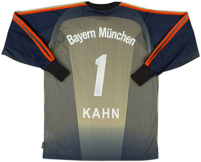 2003-04 Bayern Munich GK Shirt Kahn #1 - 7/10 - (S)