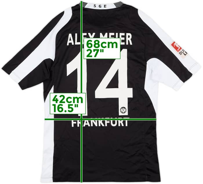 2013-14 Eintracht Frankfurt Away Shirt Alex Meier #14 - 6/10 - (XS)