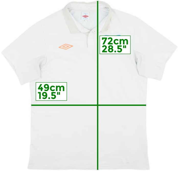 2009-10 England Home Shirt - 4/10 - (M)