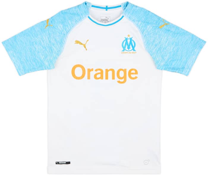 2018-19 Olympique Marseille Home Shirt Balotelli #9 - 9/10 - (XS)