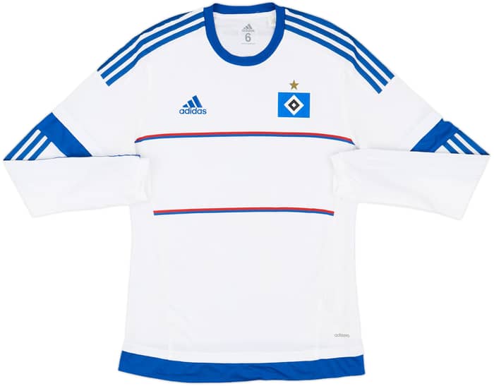 2015-16 Hamburg Player Issue Home L/S Shirt - 8/10 - (M)