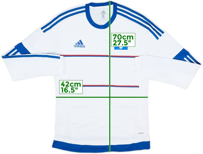 2015-16 Hamburg Player Issue Home L/S Shirt - 8/10 - (M)