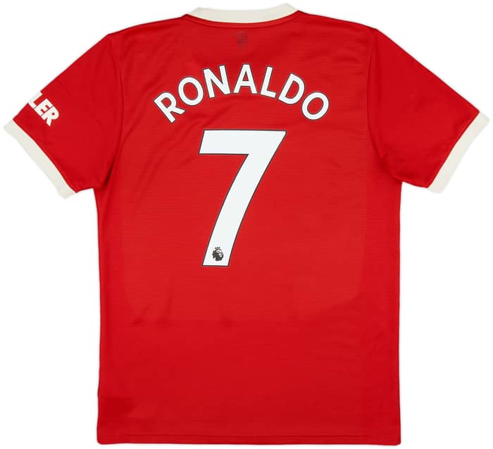 2021-22 Manchester United Home Shirt Ronaldo #7 - 6/10 - (M)