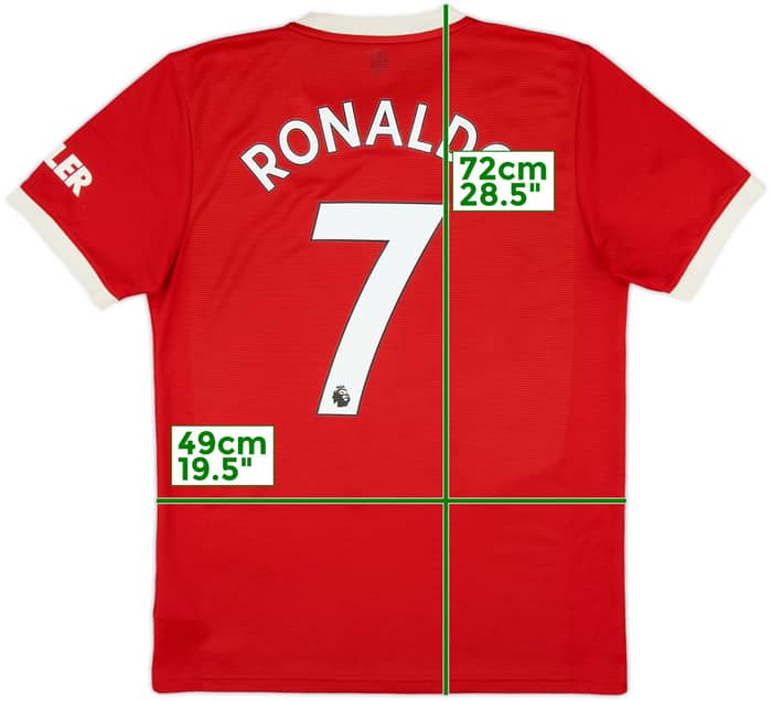 2021-22 Manchester United Home Shirt Ronaldo #7 - 6/10 - (M)