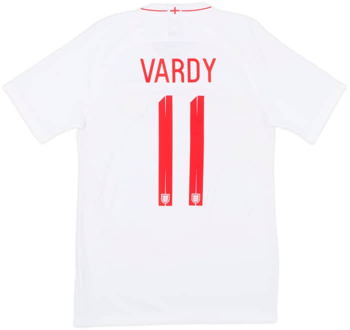 2018-19 England Home Shirt Vardy #11 - 6/10 - (S)
