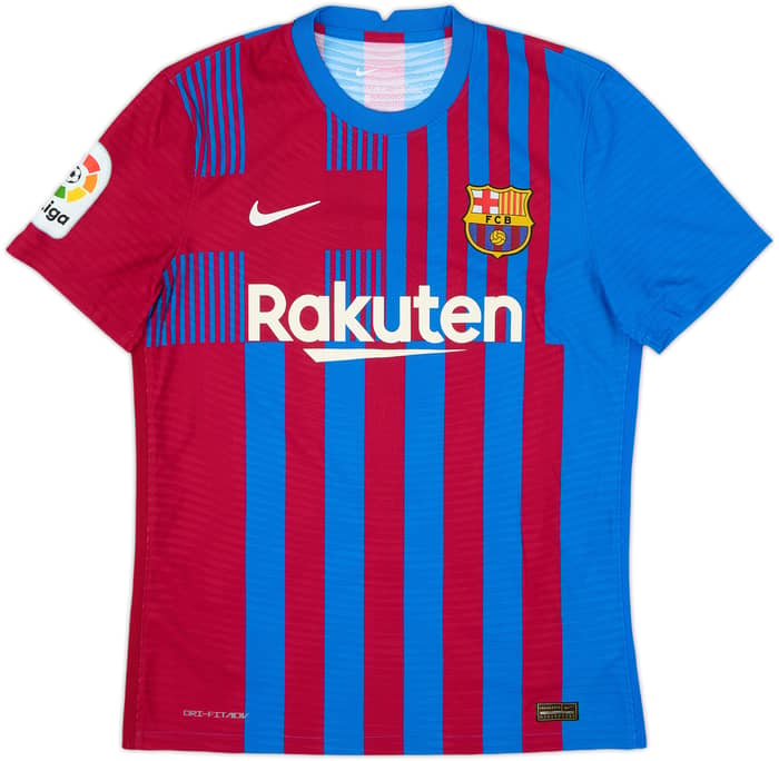 2021-22 Barcelona Authentic Home Shirt Nhat #87 - 10/10 - (M)