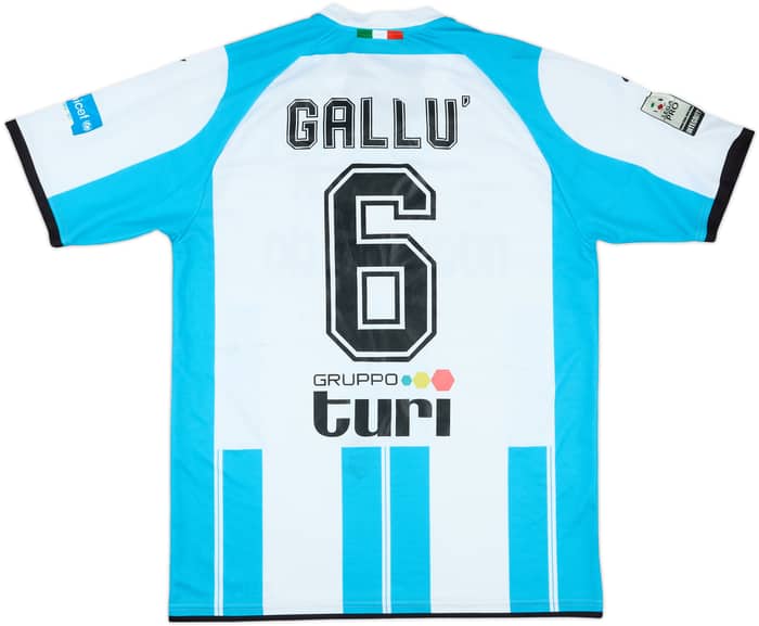 2016-17 Virtus Francavilla Match Issue Signed Home Shirt Gallu #6