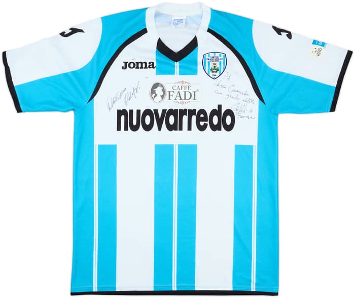 2016-17 Virtus Francavilla Match Issue Signed Home Shirt Gallu #6