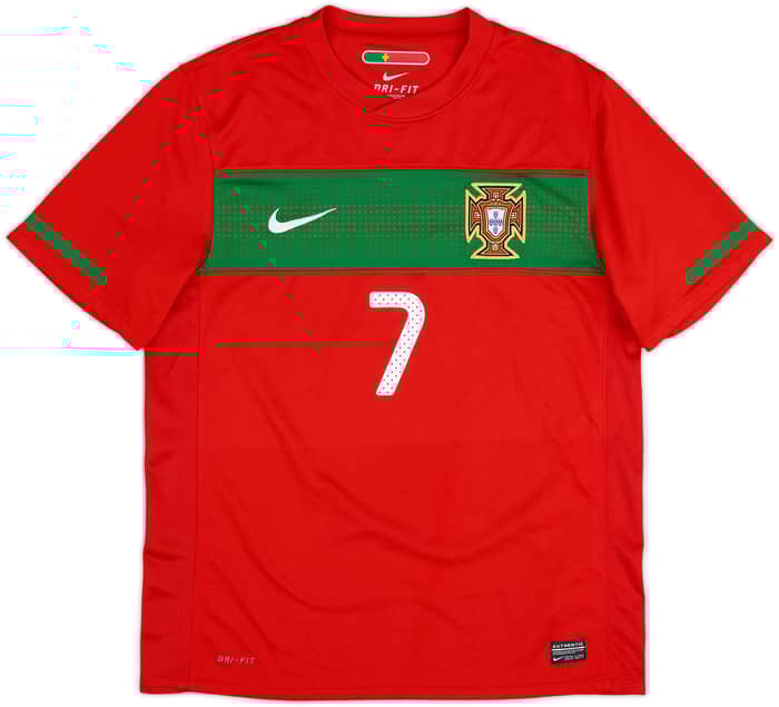 2010-11 Portugal Home Shirt Ronaldo #7 - 5/10 - (M)