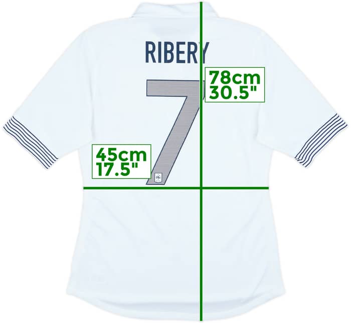 2012-13 France Player Issue Away Shirt Ribery #7 - 8/10 - (L)