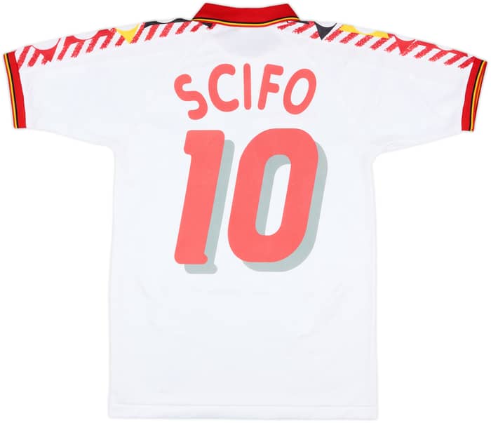 1994-96 Belgium Away Shirt Scifo #10 - 8/10 - (L)