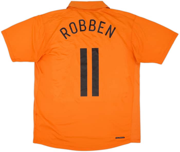 2006-08 Netherlands Home Shirt Robben #11 - 7/10 - (L)
