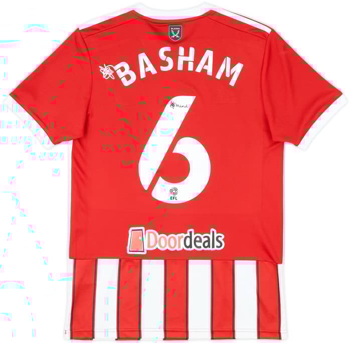 2021-22 Sheffield United Home Shirt Basham #6 - 9/10 - (S)