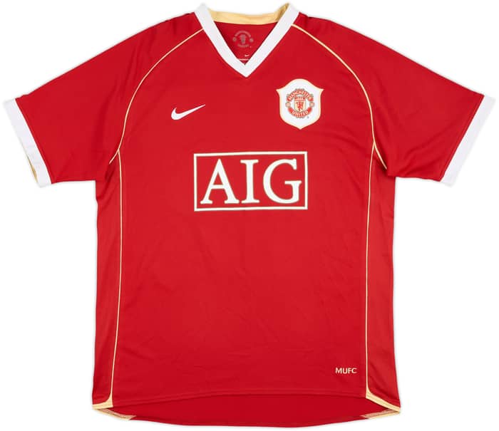 2006-07 Manchester United Home Shirt Carrick #16 - 6/10 - (M)