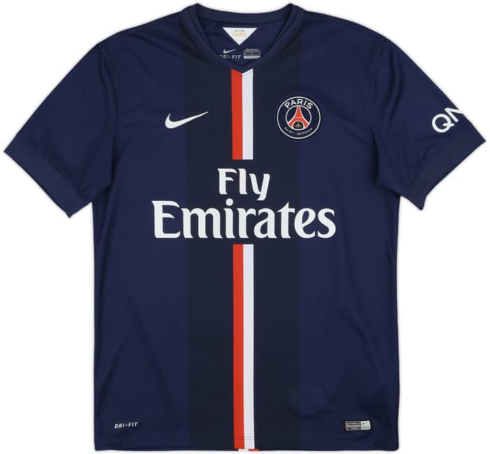 2014-15 Paris Saint-Germain Home Shirt Ibrahimovic #10 - 10/10 - (M)
