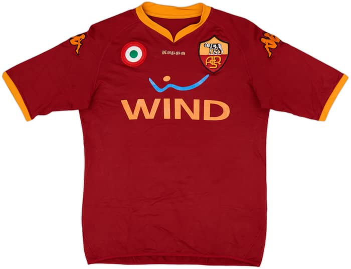 2007-08 Roma Home Shirt Totti #10 - 6/10 - (XL)
