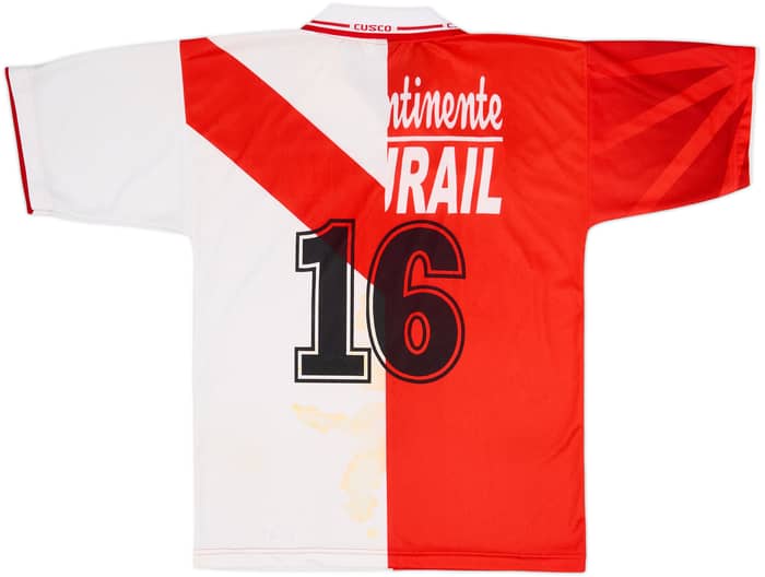 2004 Ciencano/Peru Fan Shirt #16 - 4/10 - (L)