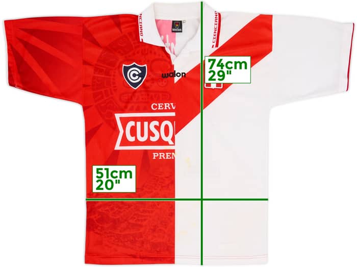 2004 Ciencano/Peru Fan Shirt #16 - 4/10 - (L)