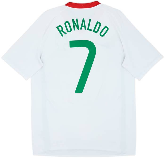2008-10 Portugal Away Shirt Ronaldo #7 - 6/10 - (M)