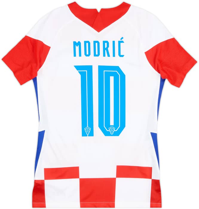 2020-21 Croatia Authentic Home Shirt Modric #10 - 9/10 - (S)