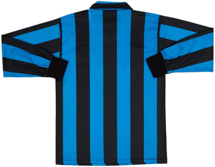 1989-90 Inter Milan Home L/S Shirt - 7/10 - (M)