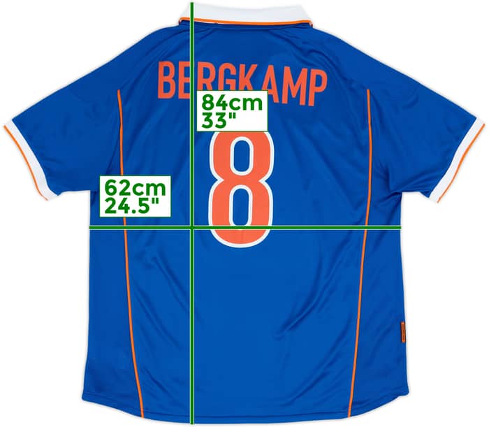 2008 Netherlands '1998 Retro' Away Shirt Bergkamp #8 - 8/10 - (XXL)