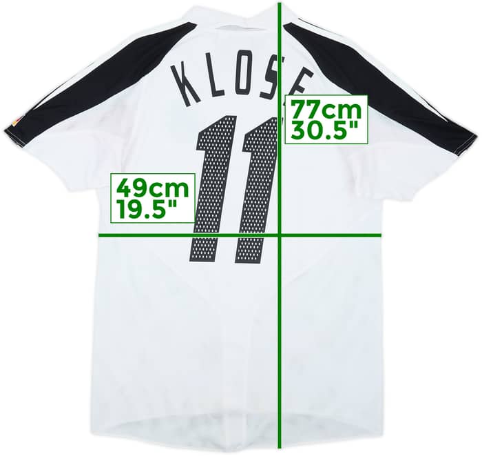 Camiseta de local de Alemania 2004-05 Klose #11 - 6/10 - (15-16 Años)