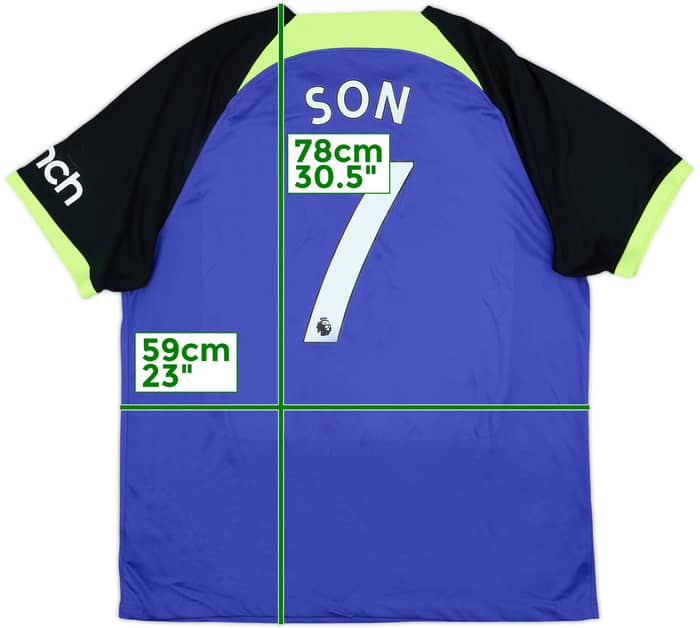 2022-23 Tottenham Away Shirt Son #7 - 6/10 - (XL)