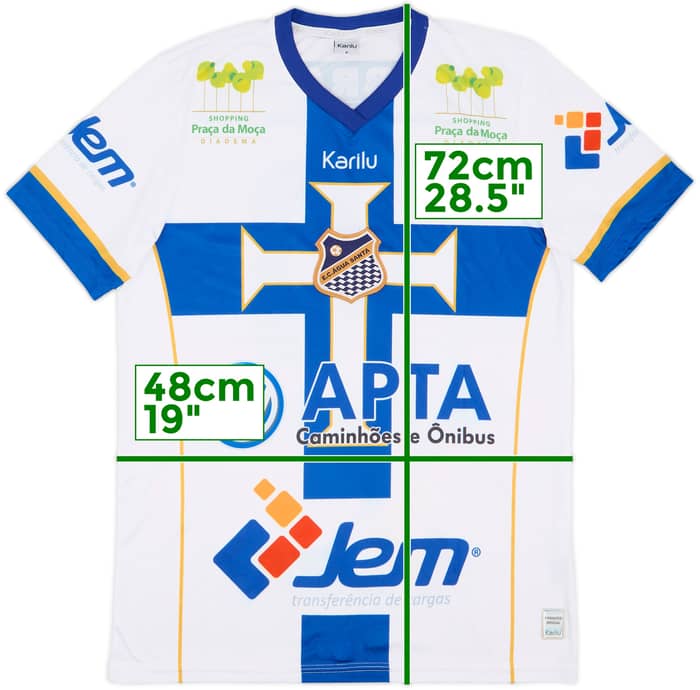 2017-19 EC Agua Santa Home Shirt #10 - 9/10 - (M)