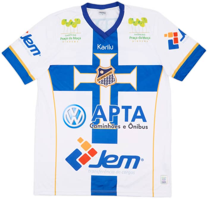 2017-19 EC Agua Santa Home Shirt #10 - 9/10 - (M)