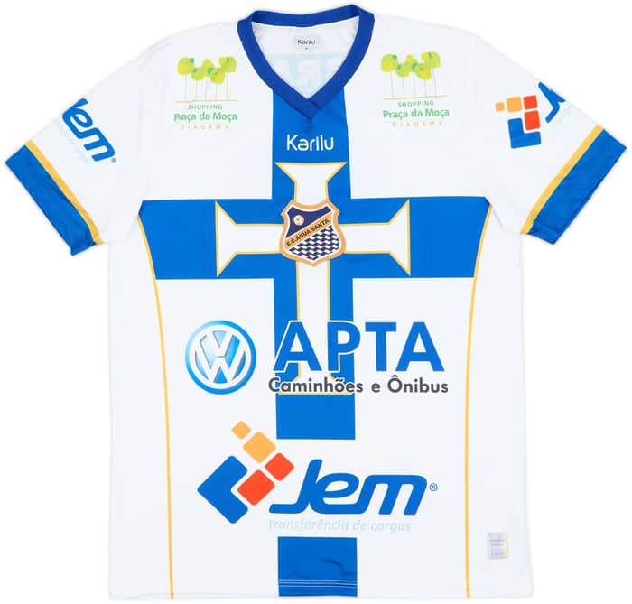 2017-19 EC Agua Santa Home Shirt #10 - 9/10 - (S)
