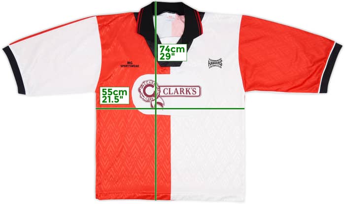1994-96 Kidderminster Harriers Home Shirt - 9/10 - (M)