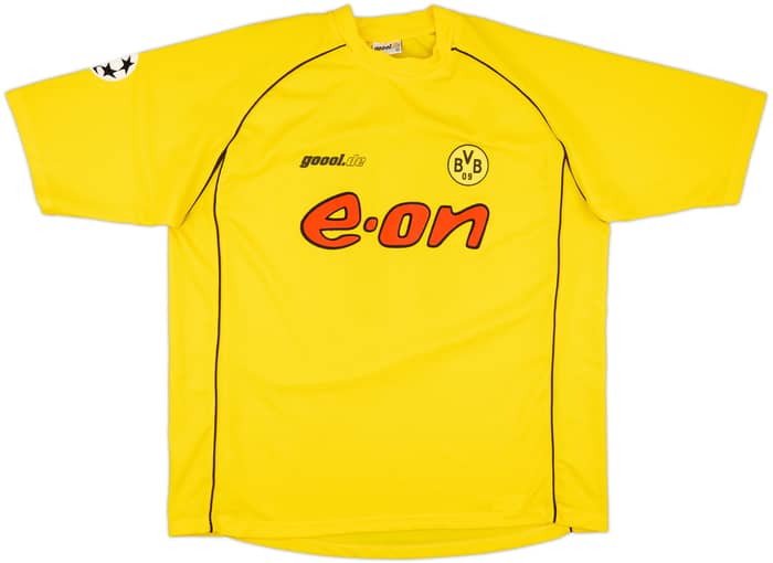 2001-02 Borussia Dortmund Match Issue Champions League Home Shirt Herrlich #11
