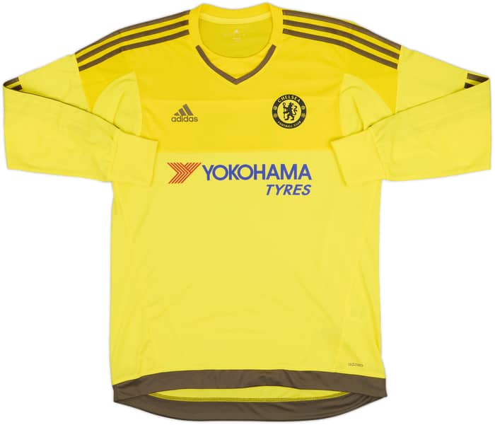 2015-16 Chelsea Player Issue GK Shirt Courtois #13 - 8/10 - (L)