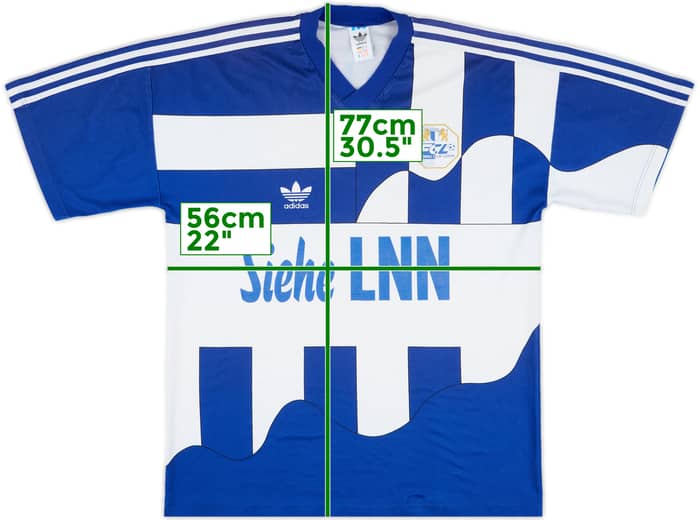1990-92 Luzern Match Issue Home Shirt #5