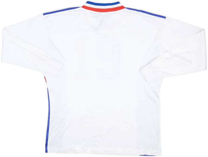 1996 France U-21 Match Issue Away L/S Shirt #19