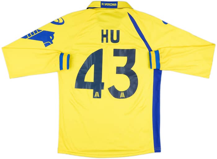 2011-12 Hellas Verona Match Issue GK/Away Shirt Hu #43