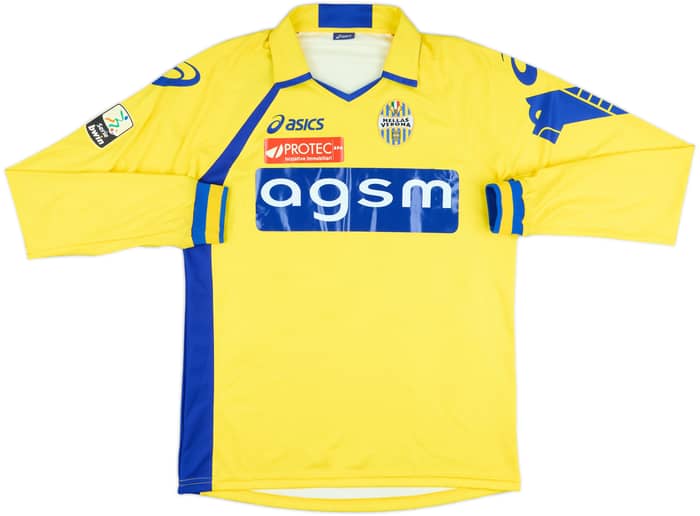 2011-12 Hellas Verona Match Issue GK/Away Shirt Hu #43