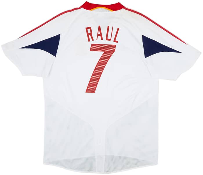 2004-06 España Camiseta de visitante Raúl #7 - 8/10 - (XL)