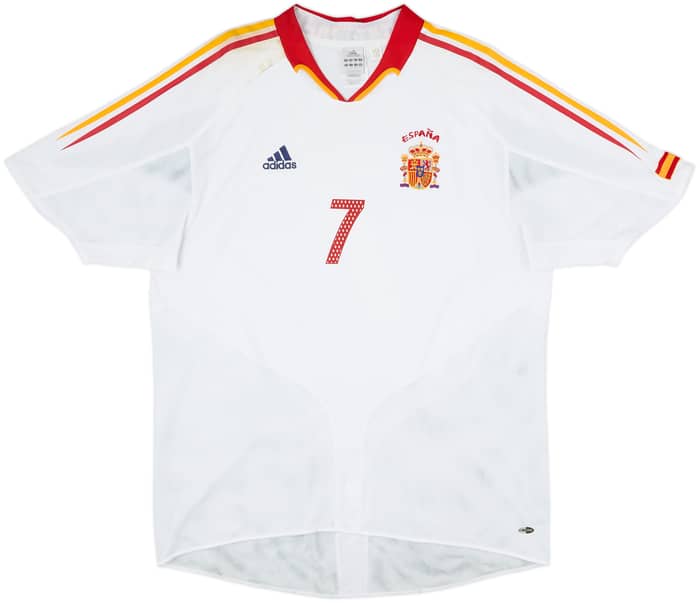 2004-06 España Camiseta de visitante Raúl #7 - 8/10 - (XL)