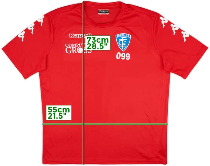 2018-19 Empoli Kappa Player Issue Training Shirt #099 - 7/10 - (XL)