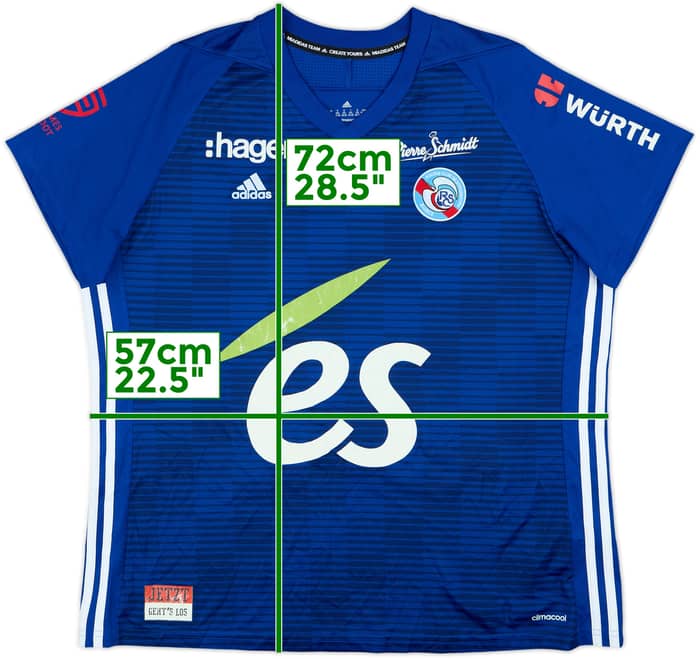 2018-19 Strasbourg Home Shirt - 6/10 - (Women's XXL)