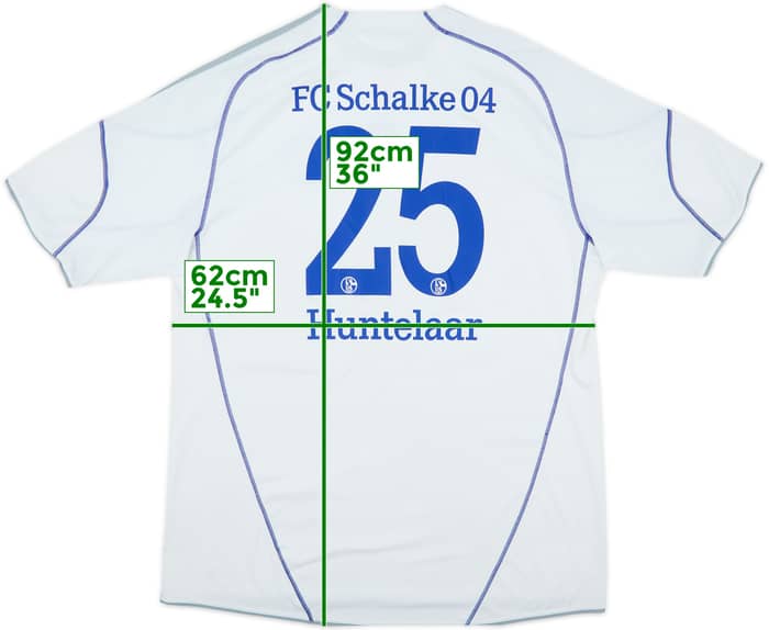 2009-10 Schalke Third Shirt Hunterlaar #25 - 5/10 - (3XL)