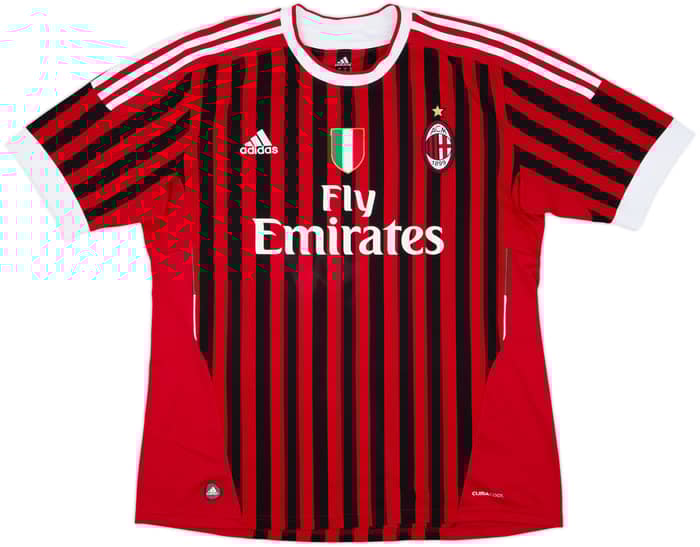 2011-12 AC Milan Home Shirt Prince #27 - 4/10 - (XL)