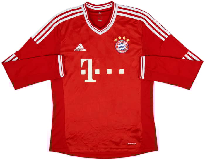 2013-14 Bayern Munich Home L/S Shirt - 4/10 - (M)
