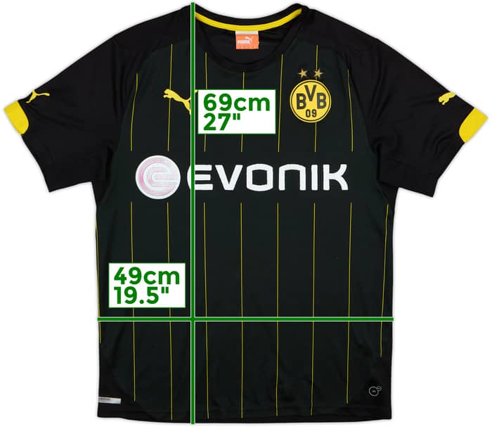 2014-16 Borussia Dortmund Away Shirt - 4/10 - (M)