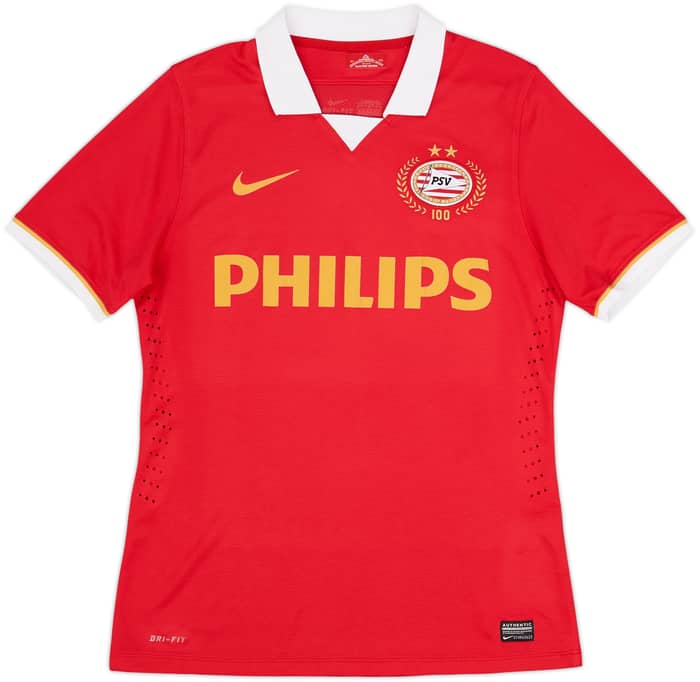 2013-14 PSV Centenary Authentic Home Shirt J.S.Park #33 - 4/10 - (L)