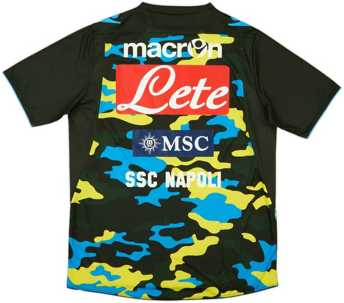 2013-14 Napoli Macron Training Shirt - 7/10 - (L)